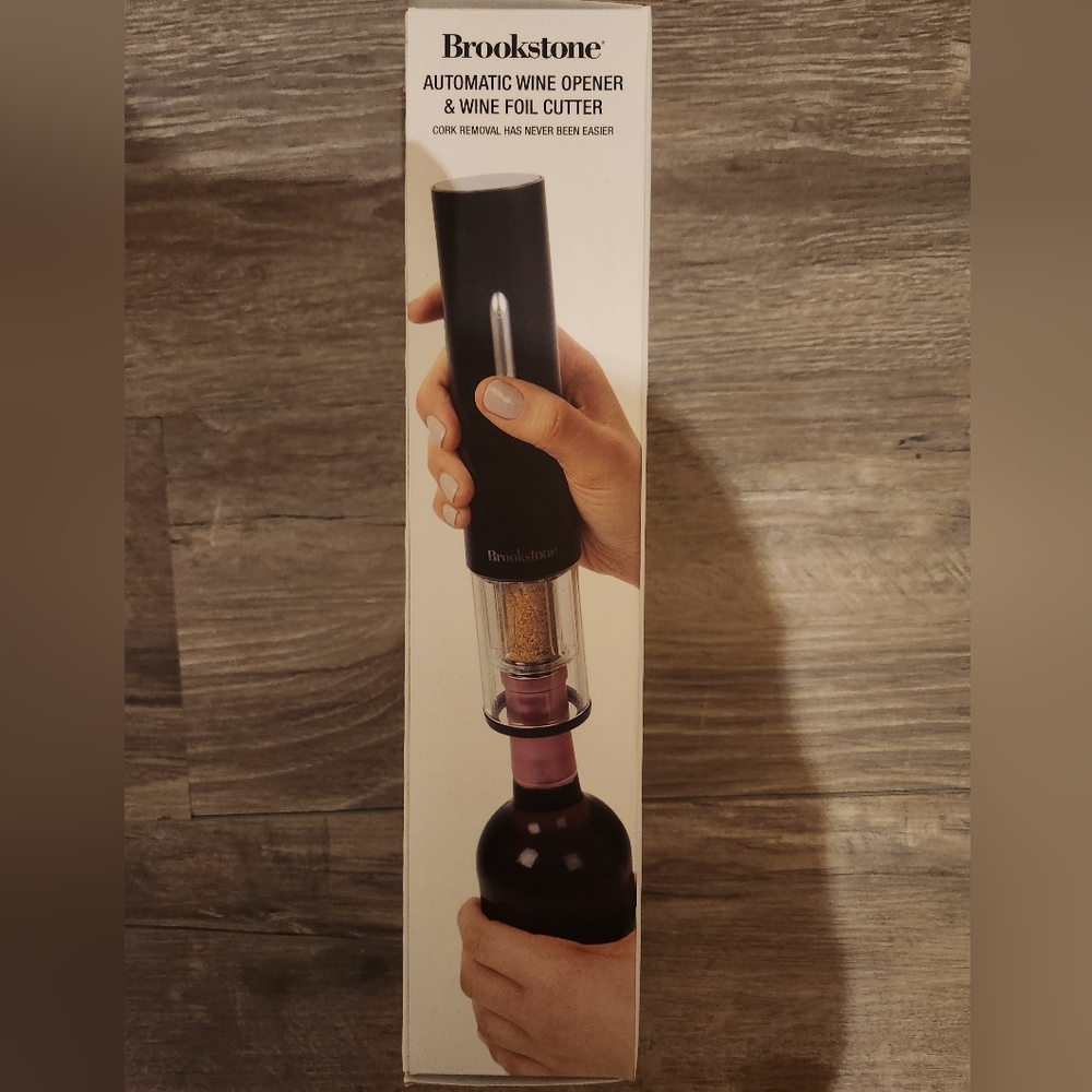 NIB AUTOMATIC WINE OPENER & WINE FOIL CUTTER - Picture 2 of 5